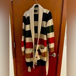 Pendleton Glacier Stripe Cardigan, small